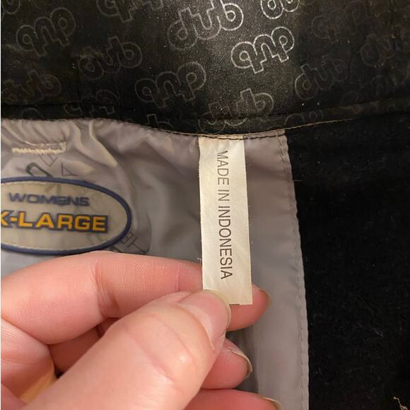 Y2K Snowboard Ski Cargo Pants Cream White Dub Brand Weathergear XL - Picture 7 of 8